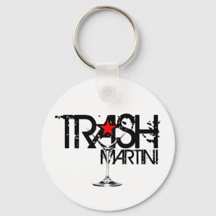 TRASH Martini Keychain