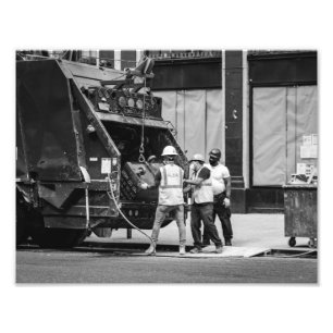 Trash Men: New York City  Photo Print