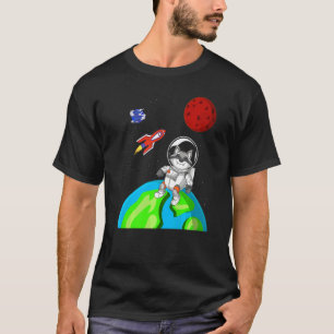 Trash Panda Animal Outer Space Rocket Astronaut Ra T-Shirt