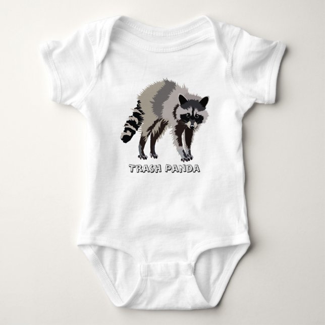 Trash Panda Baby Bodysuit (Front)