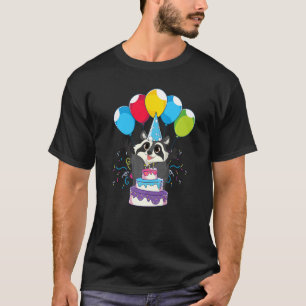 Trash Panda Birthday Party Forest Animal Cute Rac T-Shirt