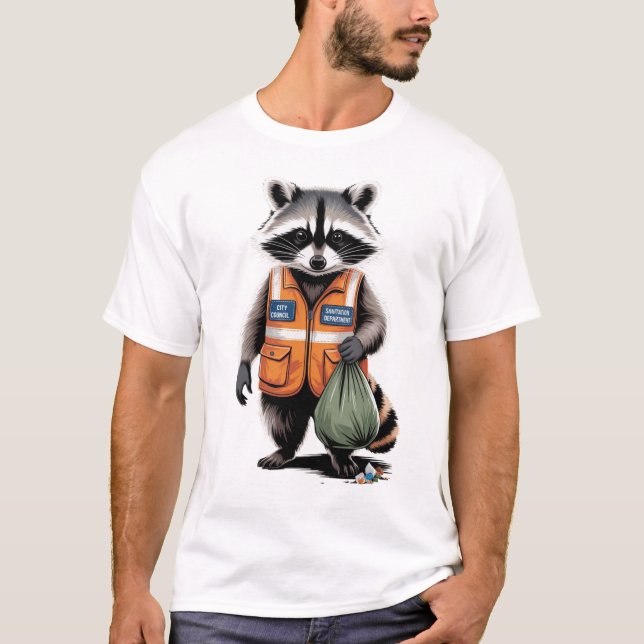 Trash Panda - Council Worker T-Shirt (Front)
