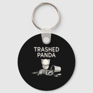 Trash Panda Drunk Racoon Funny Racoon Animal Lover Key Ring