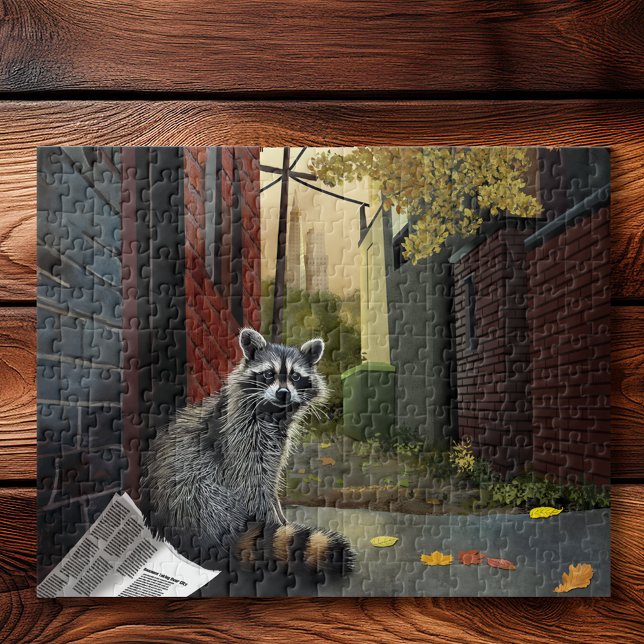 Trash Panda Makes A Decision Jigsaw Puzzle (Creator Uploaded)