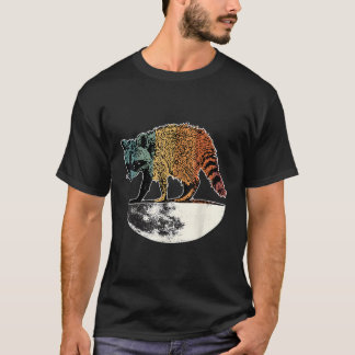 Trash Panda On The Half Moon Racoon T-Shirt