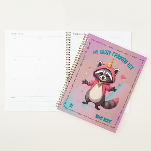 Trash Panda Planner - Planner - Customizable (Display)
