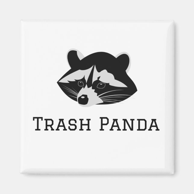 Trash Panda - Racoon Magnet (Front)