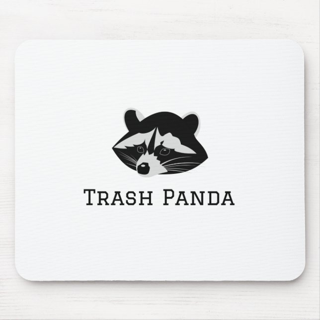Trash Panda - Racoon Mouse Pad (Front)