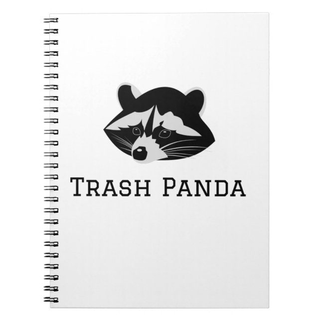 Trash Panda - Racoon Notebook (Front)