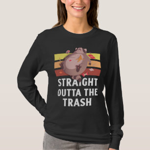 Trash Panda Straight Outta The Trash Funny Racoon T-Shirt