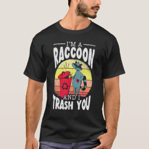 Trash Panda Vintage Raccoon Retro Racoon Animal T-Shirt