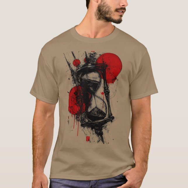 Trash Polka Hourglass Graphic Tee (Front)