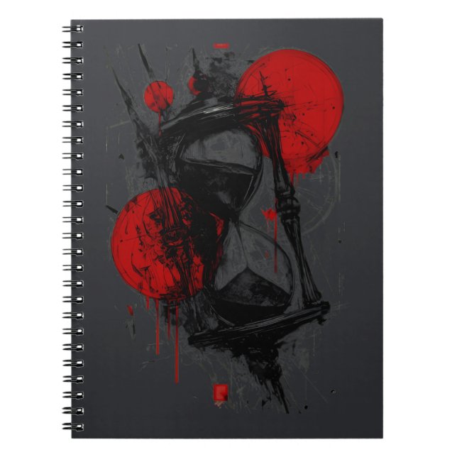 Trash Polka Hourglass Notebook (Front)