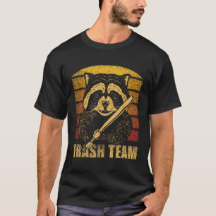 Trash Team Pandas Racoon Animal Garbage Gang T-Shirt