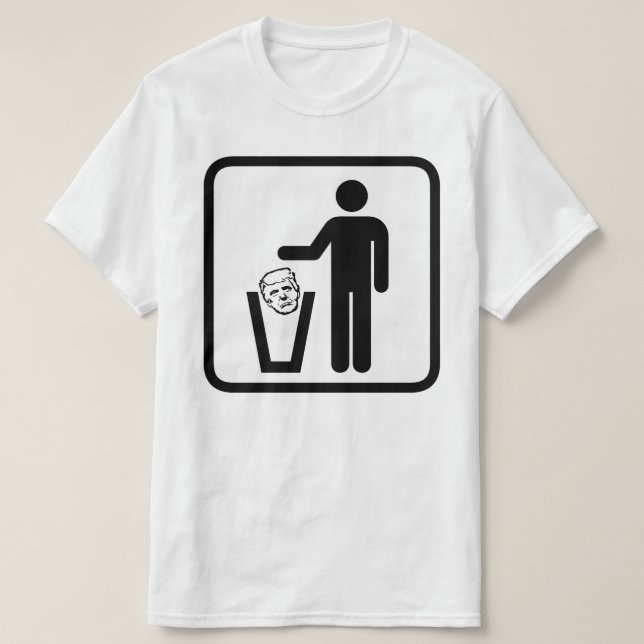 trash trump sign T-Shirt (Design Front)