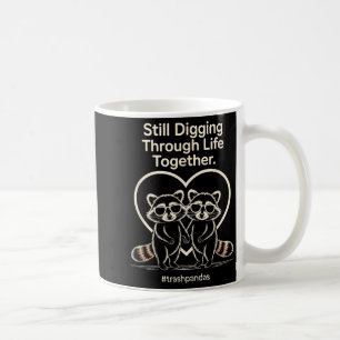 Trashpandas Couples Matching Valentines Day Annive Coffee Mug