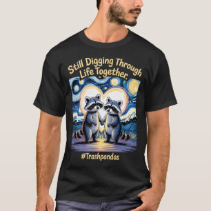Trashpandas Couples Matching Valentines Day Annive T-Shirt