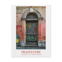 Trastevere, Doors of the World, Travel Postcards