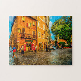 Trastevere Rome. Jigsaw Puzzle