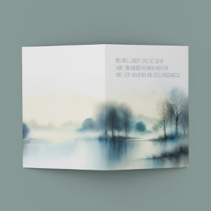 Trauerkarte "Augenblick des Abschieds" Invitation