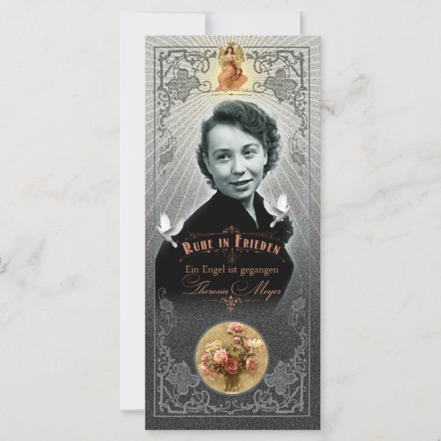 Trauerkarte Mama - Rackcard (Front)