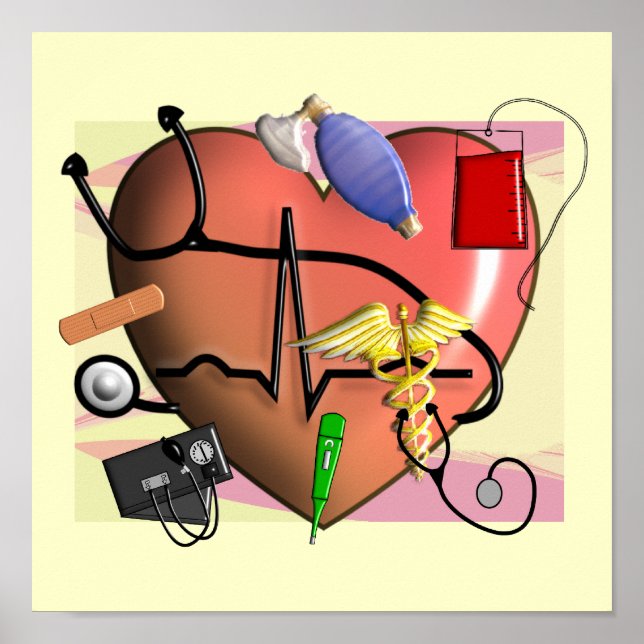 Trauma/ER  Nurse ART Poster (Front)