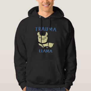 Trauma Llama for Nurses Doctors EMT and Paramedic Hoodie