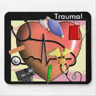Trauma Nurse Art Gifts Mouse Pad