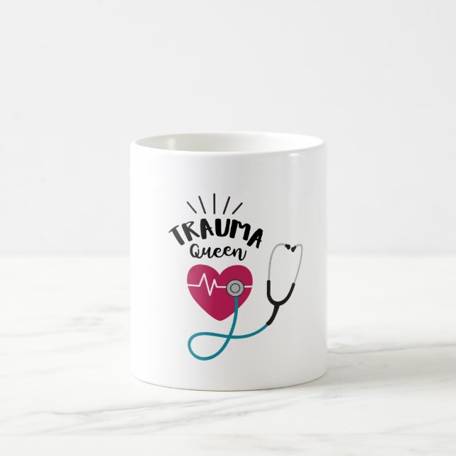 Trauma Queen Coffee Mug (Center)