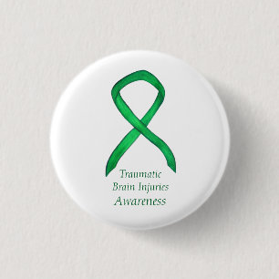 Traumatic Brain Injuries- TBI Awareness Ribbon Pin