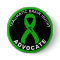 Traumatic Brain Injury Advocate Ribbon Black