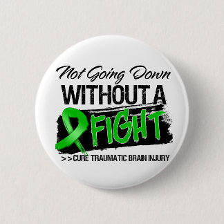 Traumatic Brain Injury Not Going Down 6 Cm Round Badge