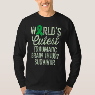 Traumatic Brain Injury Survivor Cutest TBI Warrior T-Shirt