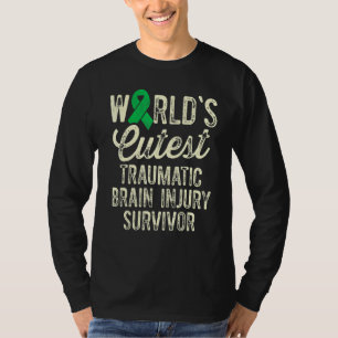 Traumatic Brain Injury Survivor Cutest TBI Warrior T-Shirt