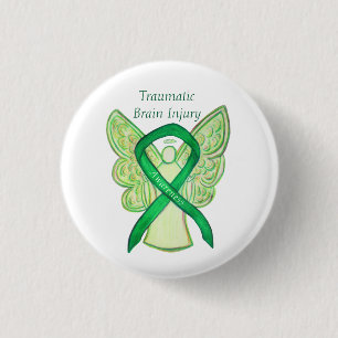 Traumatic Brain Injury (TBI) Awareness Ribbon Pin