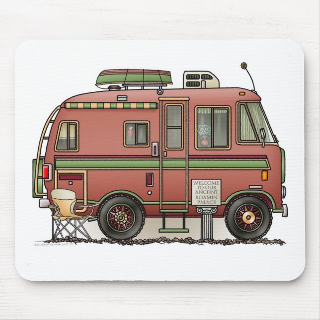 Travco Motor Home Camper RV Mouse Pad (Front)