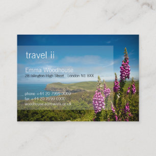 Travel 2 - Cornwall Business Card