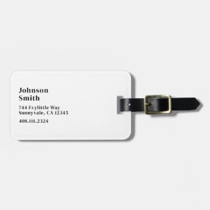 Travel Accessory Custom School Suitcase Backpack Luggage Tag