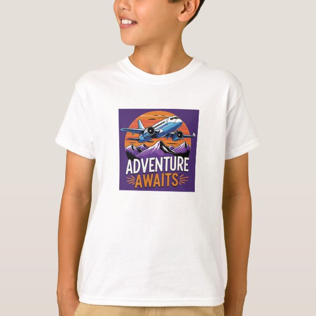 Travel Adventure Awaits T-Shirt (Front)