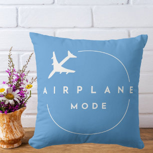 Travel Aeroplane Mode Minimalist Modern Aviation  Cushion
