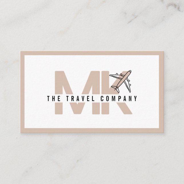 Travel Agency Agent Business Card (Front)