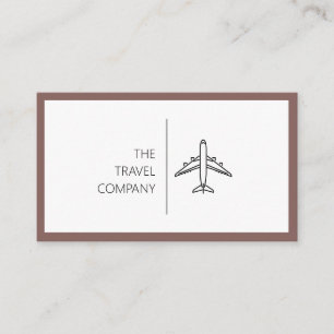 Travel Agency Agent Business Card
