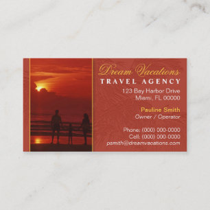 Travel Agency Business Card