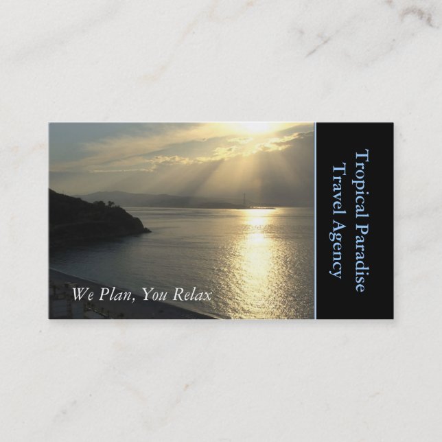 Travel Agency Business Card (Front)