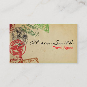 Travel Agent Business Card
