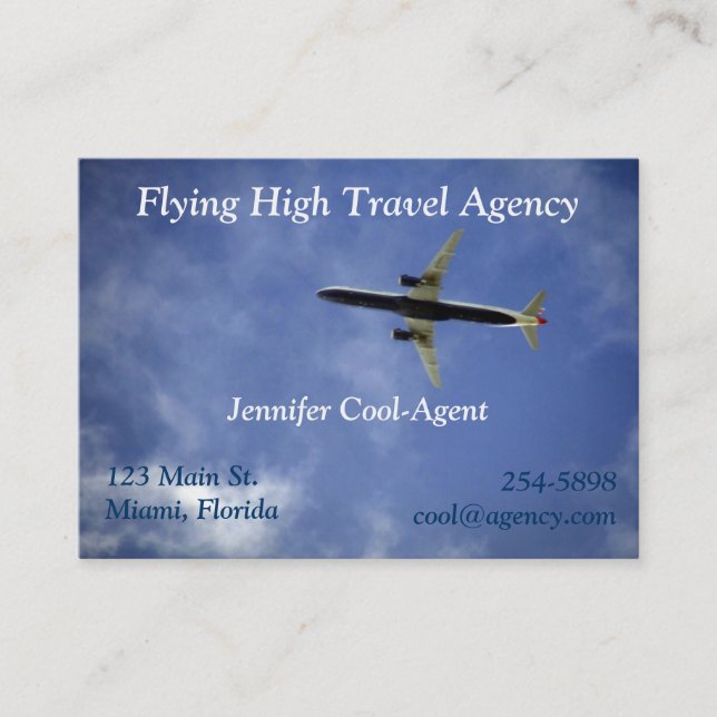 Travel Agent Business Card (Front)