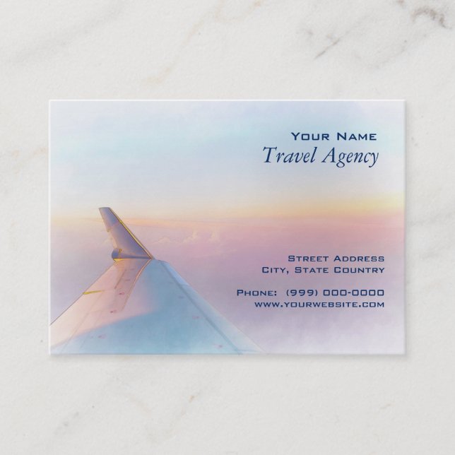 Travel Agent Business Card (Front)