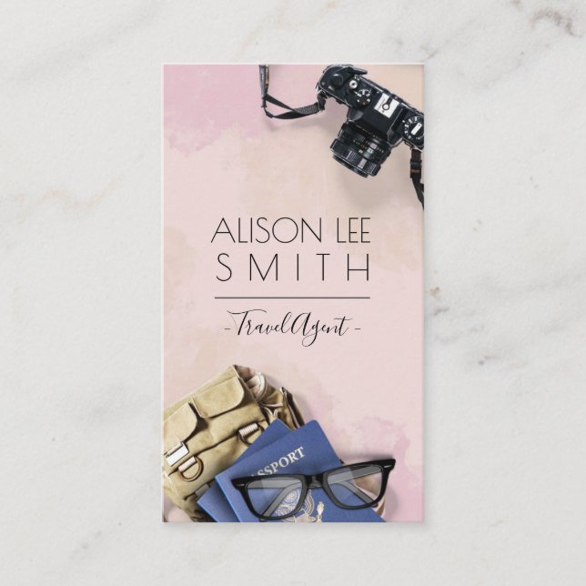 Travel Agent Business Card (Front)