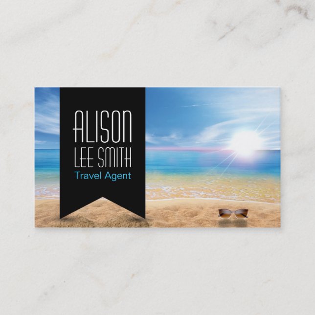 Travel Agent Business Card (Front)