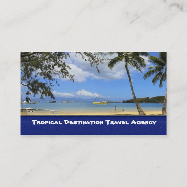 Travel Agent Business Card (Front)